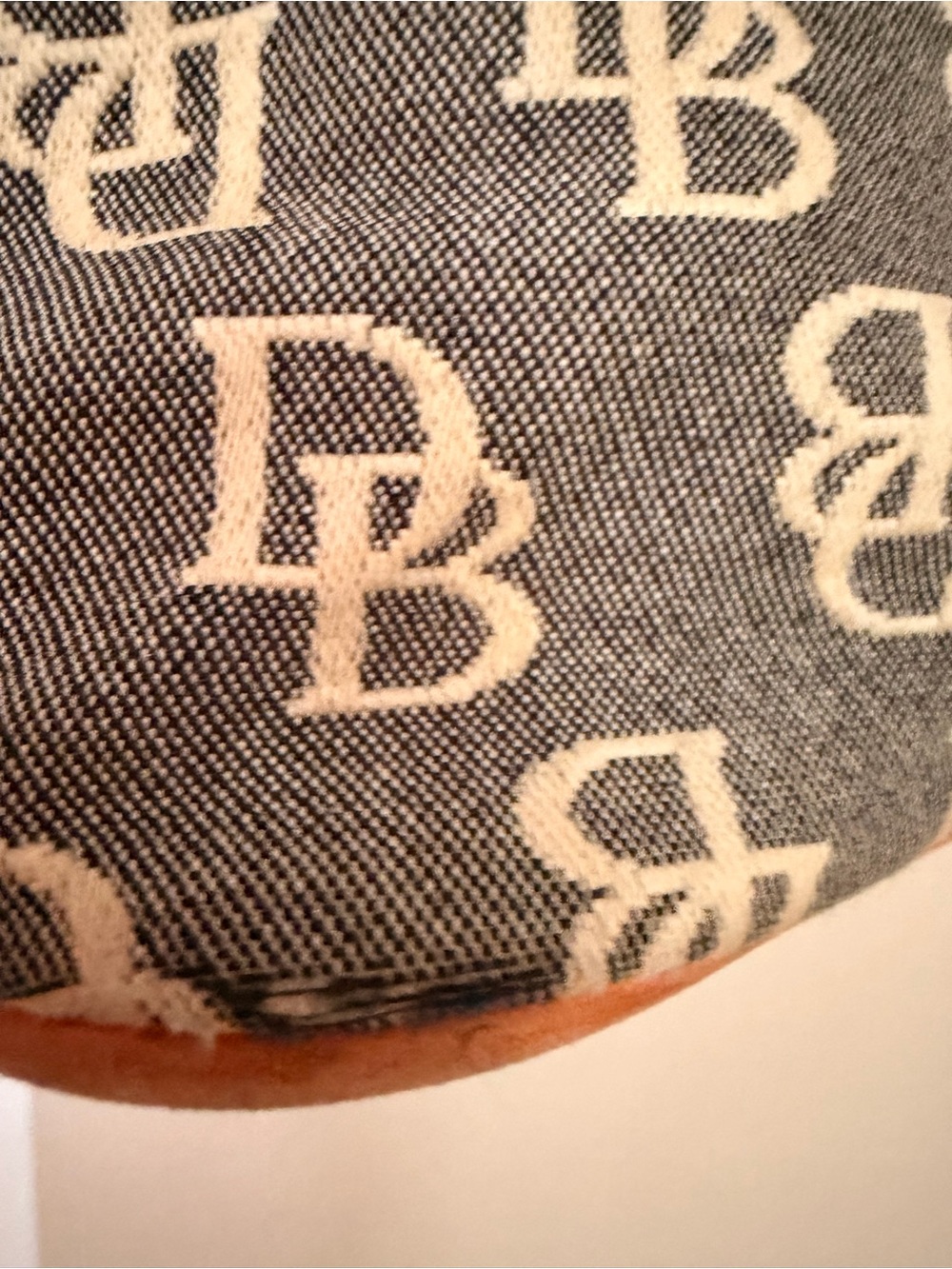 Dooney & Bourke Tan & Brown Signature Logo Satchel - Picture 2 of 10
